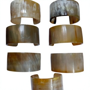 Bracelets en corne de buffle en gros, écologiques, polis, faits à la main, forme personnalisée, thème moderne, pour mariage, fournisseur de bijoux AZ - Product Image 5