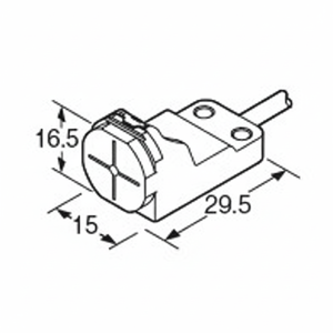 Para sensor de proximidad inductivo de forma rectangular Panasonic - Product Image 1