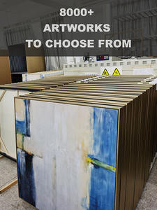 Peinture murale islamique abstraite, <span class=keywords><strong>toile</strong></span> résistante aux rayures, décoration d'hôtel moderne - Product Image 4