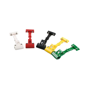 Clips de Plástico Transparentes para Etiquetas de Precio, Portaetiquetas Publicitarias de Doble Cara para Supermercados - Product Image 1