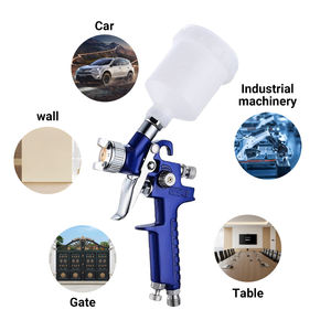 Pistolets de pulvérisation professionnels HVLP 0.8/1.0mm buse Mini 125cc tasse pistolet de pulvérisation gravité aérographe pistolet pneumatique pour <span class=keywords><strong>peinture</strong></span> voiture aérographe - Product Image 6