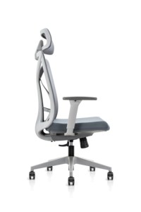 High back comfortable mesh seat headrest adjustable lumbar support <strong>orthopaedic</strong> ergonomic office <strong>chair</strong> - Product Image 4