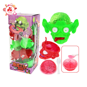 Bonbons liquides en gelée cérébrale de monstre, jouet tête de diable d'Halloween - Product Image 1