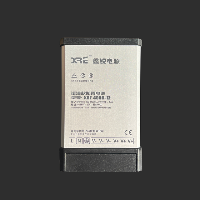 XRF-400B-12 Rainproof Ip62 12V 400W Led Driver Transformer 33A Outdoor Switching Power Supply for Led Strip Light