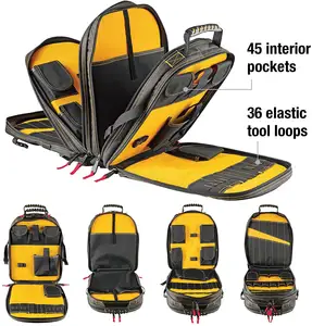 Grande capacité Durable sac à outils sacs à dos robuste électricien roulant outil sac de transport électricien Kit outils sac à dos
