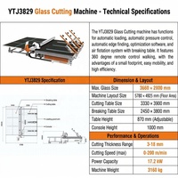 Machine de découpe de verre CNC de précision, directement de l'usine, GLASSCUT, haute efficacité