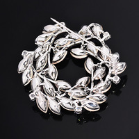 Broche XILIANGFEIZI haut de gamme en cristal motif épi de blé, élégante pour femme, idéale pour mariage, fête, cadeau, accessoire de costume ou de manteau
