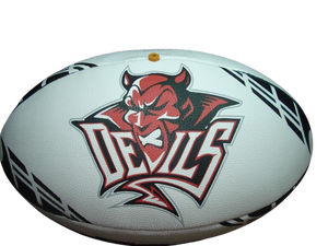 ลูกรักบี้ยูเนี่ยนดีไซน์ยอดเยี่ยมวัสดุยาง PU ขนาด5นิ้วเย็บด้วยมือแข็งแรงทนทานต่อทุกสภาพอากาศ - Product Image 5