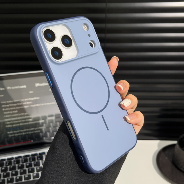 2026 Magnetic Wireless Charging Skin-feel Case Cover for iPhone 12 13 14 16 17 Pro Max Plus New Design Mobile Phone Cases