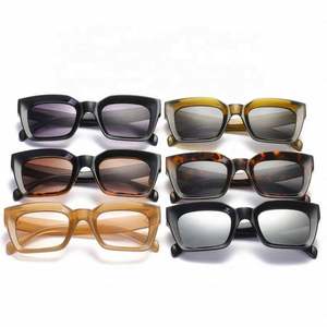 Nuevas Gafas de Sol Cuadradas Extra Grandes para Mujer, Diseño Vintage 2021 con Logotipo Personalizado, Degradado de Leopardo Negro, Protección UV400 - Product Image 5