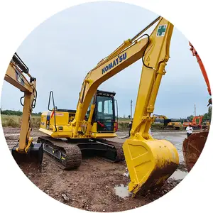 high quality 13ton excavator komatsu pc130 pc130-7 pc200 Low working hours used excavator with high power engine for sale