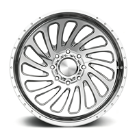 Jantes en alliage forgé monobloc personnalisées SL 22X12 24X12 24X14 8x165.1 8x180 polies à déport profond pour Ford F150 F350 RAM 1500