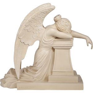 Diseño Toscano Angel of Grief Monument Estatua Elegante escultura estatuaria inspirada en la finca - Product Image 2