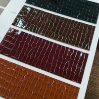 Cuir synthétique PVC à motif de fissures de pierre de 1,0 mm, résistant à l'usure, imperméable, flexible, pour sacs et décoration