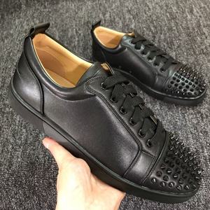 Mocasines de Hombre al por Mayor con Suela Roja CL, Zapatos de Vestir Formales de Negocios de Lujo de Cuero Patentado, Calzado Casual Antideslizante, Envío Directo - Product Image 4