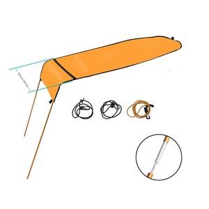 Auvent de protection solaire classique manuel, portable, tout-en-un, anti-UV et étanche, pour kayak, canoë, bateau, avec accessoires de fixation au sol - Product Image 2