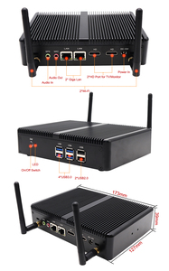 <span class=keywords><strong>2025</strong></span> NEW Intel PENTIUM N3700 Hợp kim nhôm không quạt làm mát <span class=keywords><strong>mini</strong></span> <span class=keywords><strong>PC</strong></span> Windows 10 nhà máy trực tiếp máy tính VESA núi cho công nghiệp - Product Image 5