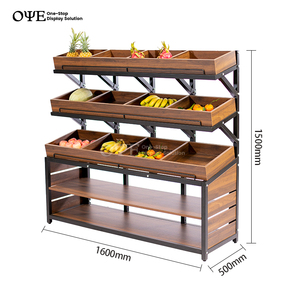 Estante de metal <span class=keywords><strong>para</strong></span> exhibición de frutas y verduras, moderno, a precio de fábrica, <span class=keywords><strong>para</strong></span> supermercado - Product Image 3