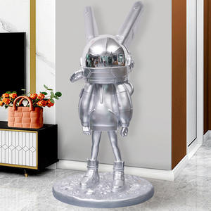 SANXIANG nouveau Style dessin animé lapin Statue lumières Art décor salle de jeu boutique Bar KTV décoration Sculpture lampadaires - Product Image 2