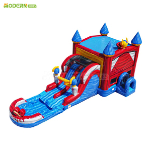 Château gonflable pour enfants, château gonflable rebondissant, aire de jeux extérieure, équipement de parc gonflable - Product Image 6