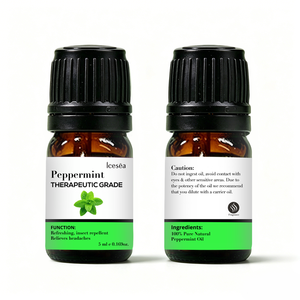 Huile Essentielle Pure de Menthe Poivrée Marque Blanche – Rafraîchit l'esprit, Soulage la Douleur, Répulsif Anti-Insectes – OEM ODM Étiquette Personnalisée 5ml - Product Image 6