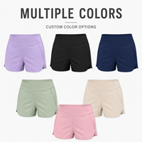 Shorts de golf personnalisés pour femmes, taille élastique large, poches latérales, tissu à séchage rapide pour les participants aux compétitions de golf