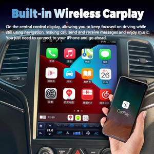 Reproductor Multimedia de Video para Auto de 2 Din, GPS Android 13, Reproductor con Pantalla Táctil Estilo Tesla, Radio para Auto para Grand Cherokee 2013 2016 2018 - Product Image 3