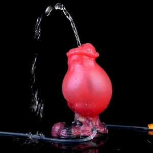 Red Dragon - Dildo anal inflable de monstruo de fantasía con eyaculación, ventosa y función de eyaculación, masturbador gay, venta al por mayor - Product Image 6