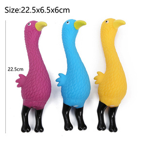 Urlando pollo Pet Dog Toys suono cigolante forma animale masticare cani giocattolo animali domestici giocattolo interattivo per <span class=keywords><strong>cucciolo</strong></span> - Product Image 3