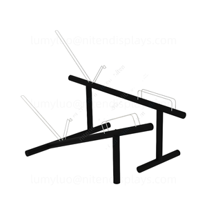 Support de Présentation de Vélos à Montage Rapide, Présentoirs au Sol en Métal pour Magasins de Vélos et Boutiques de Sports de Plein Air, Aucun Outil Requis - Product Image 6