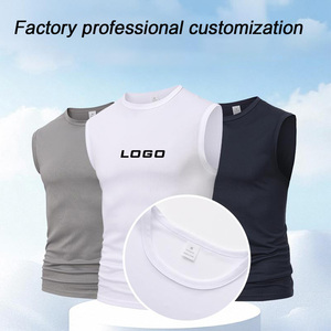 Débardeur <span class=keywords><strong>de</strong></span> sport décontracté OEM sans manches pour fitness, course, musculation, basketball – Maille respirante et séchage rapide, personnalisable - Product Image 1