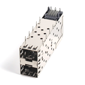 Connecteur de douille <span class=keywords><strong>optique</strong></span> SFP0-3040-L à pression 2x1 ports avec cage de réceptacle SFP et conduit de lumière - Product Image 2