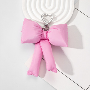 הסיטונאי מבוקמת bowknot pppipy קשת תיק קסם סרט חמוד סרט דפוס משובץ קוקט קוון קשת מקשים - Product Image 5