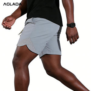 Véritable prix spécial Fournisseur professionnel Vente en gros Short de couleur unie personnalisé Short <span class=keywords><strong>cortez</strong></span> léger et décontracté pour hommes - Product Image 3