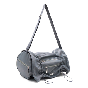 Versión gris del bolso Pattrick, bolso de hombro informal de producción tridimensional con detalle de ribete lateral para mujer - Product Image 5