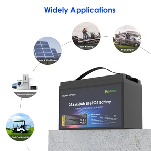 แบตเตอรี่ลิเธียมไอออนฟอสเฟต LFP12300 สำหรับโซลาร์เซลล์แบบ Deep Cycle ราคาโรงงาน 12V 24V 48V 50Ah 100Ah 200Ah 300Ah - Product Image 6