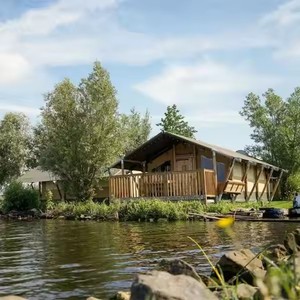 Tente de chambre triple en tissu polyester enduit de PVC de conception modulaire d'excellente performance de résistance au froid - Product Image 4