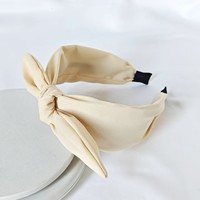Serre-têtes personnalisés en satin avec nœud oreilles de lapin, Vente directe usine, Bandeaux élégants en tissu doux pour femmes, Accessoires capillaires quotidiens