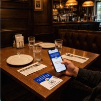 Carte de commentaires Google française 10 cm, autocollant NFC en acrylique étanche, étiquette de retour d'expérience personnalisée, prêt à être expédié