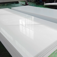 Panneau blanc de polycarbonate de forme diffuse laiteuse faite sur commande de feuille de polycarbonate de lumière du solide LED de 10mm