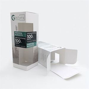 Boîte de papier Emballage de produit de luxe Crème pour le visage Lotion Soins de la peau Boîte de papier cosmétique en papier imprimé avec logo en relief - Product Image 1