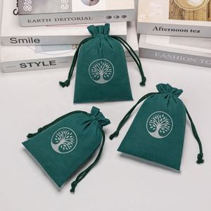 Hot Sales Organic Cotton Bag Custom Plain Gift Wrapping <b>Drawstring</b> <b>Pouch</b> Bag - Product Image 4