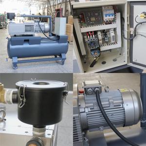 Pompe à vide sans huile <span class=keywords><strong>Kaspar</strong></span> 160 m/h (ZBW160+Réservoir) + Réservoir de réception d'air Push-Pull + Boîtier de commande électrique OEM personnalisable - Product Image 3