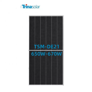 แผงโซลาร์เซลล์ N-type รับประกัน 30 ปี จัดส่งรวดเร็ว 600W 630W 650W 680W 700W ใช้ได้กับบ้านและโรงงาน TSM-NE21 ระบบพลังงานแสงอาทิตย์ - Product Image 4