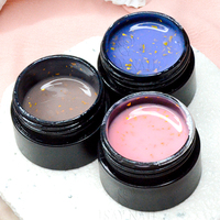 Vernis à ongles gel UV dur professionnel en gros, qualité salon, gel de construction coloré à paillettes
