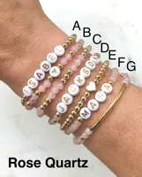 Mode En Acier Inoxydable Italien Charmes Lettres Nom Acrylique Bracelets Personnalisé Femmes Acrylique Bracelets Bijoux pour Cadeau