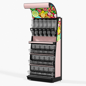 Estantes de Góndola Ecobox, Dispensador de Alimentos para Dulces y Frutos Secos, Estantes Metálicos para Tiendas, Estantes de Supermercado, Exhibidor de Dulces para Tiendas - Product Image 1