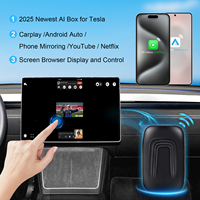 Exploter Wireless CarPlay Wireless Android Auto Video Interface pour Tesla Model Y Model 3 CarPlay Android Auto Dongle Adapter
