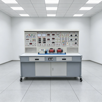 Banc de travail de formation en technologie des moteurs électriques industriels pour projet d'ingénierie électrique universitaire