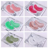 Patchs masque pour les yeux en feuille de collagène étoile de luxe à la lavande et à l'or avec ingrédients chimiques